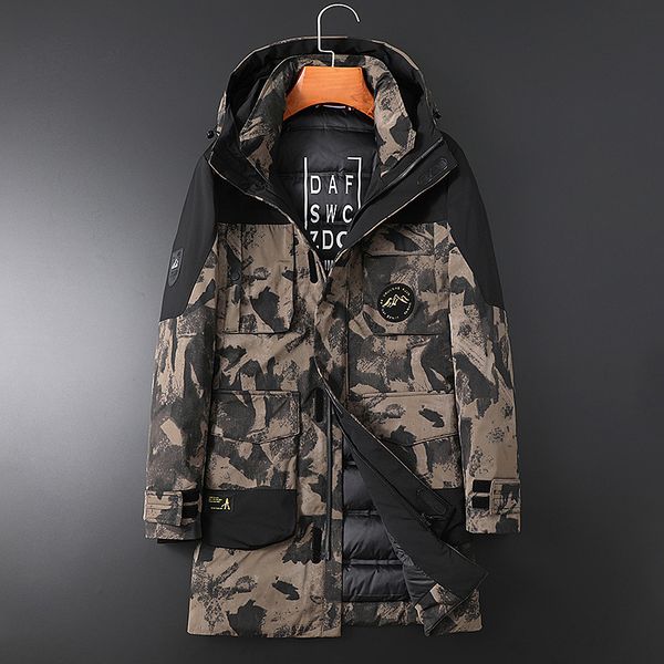 brand 90% grey duck down jacket men's winter camouflage mid-long hooded warm down coat male outdoor canada jacket, Black
brand 90% grey duck down jacket men's winter camouflage mid-long hooded warm down coat male outdoor canada jacket, Black