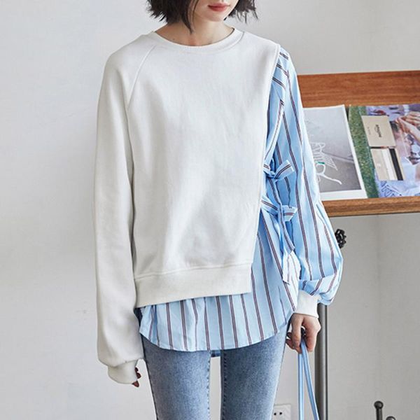 women's hoodies & sweatshirts japan style korean fashion hoodie spring autumn the loose designer creative s stripe splicing round neck, Black
women's hoodies & sweatshirts japan style korean fashion hoodie spring autumn the loose designer creative s stripe splicing round neck, Black