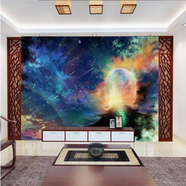 3d stereoscopic wallpaper starry meteor shower tv background wall 3d murals wallpaper for living room
3d stereoscopic wallpaper starry meteor shower tv background wall 3d murals wallpaper for living room