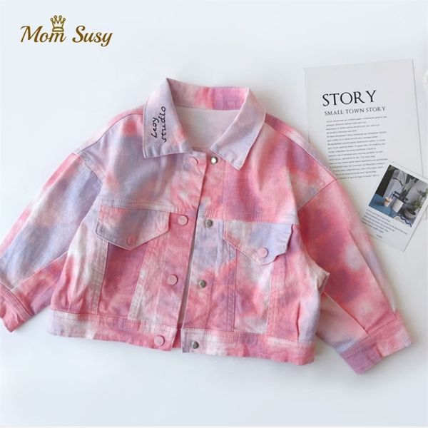 baby boys girls denim jacket embroidery tie dye toddler kid jean coat button baby outwear spring autumn chaqueta clothes 1-10y 201216, Blue;gray 
baby boys girls denim jacket embroidery tie dye toddler kid jean coat button baby outwear spring autumn chaqueta clothes 1-10y 201216, Blue;gray
