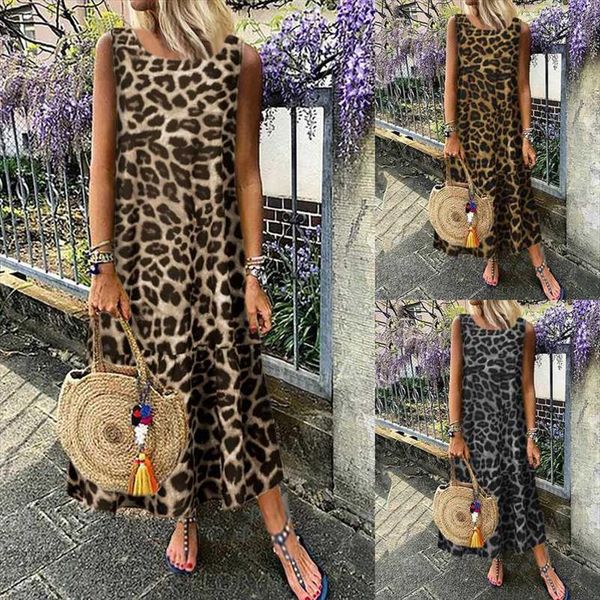 women maxi sundress vintage leopard print summer dress sleeveless pleated ruffles shirt beach long vestidos 7, Black;gray
women maxi sundress vintage leopard print summer dress sleeveless pleated ruffles shirt beach long vestidos 7, Black;gray