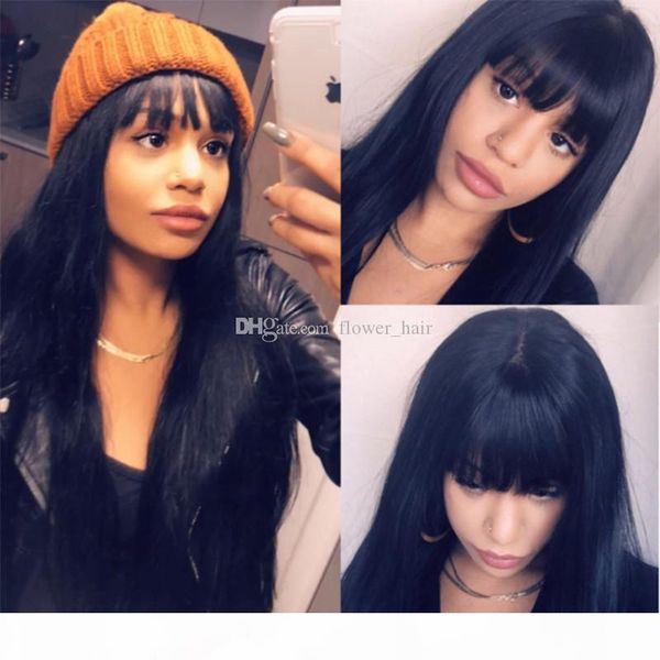 brazilian virgin full lace human hair wigs with chinese bangs glueless lace front wig straight full lace wig for black woman, Black;brown
brazilian virgin full lace human hair wigs with chinese bangs glueless lace front wig straight full lace wig for black woman, Black;brown
