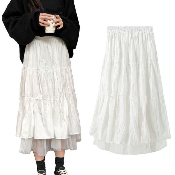 2020 new spring women long maxi pleated skirt midi skirt high waist elascity casual party skirt vintage tulle elastic high waist, Black
2020 new spring women long maxi pleated skirt midi skirt high waist elascity casual party skirt vintage tulle elastic high waist, Black