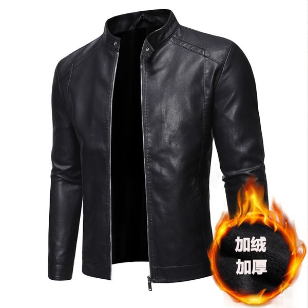 autumn and winter fashion stand collar korean motorcycle pu jacket men's leather plus veet thickening leisure, Black;brown
autumn and winter fashion stand collar korean motorcycle pu jacket men's leather plus veet thickening leisure, Black;brown