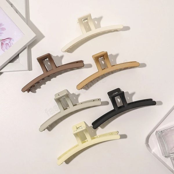 matte hair claw women elegant vintage hair clips hairpin for girls large size clamps hair accessories, Slivery;white
matte hair claw women elegant vintage hair clips hairpin for girls large size clamps hair accessories, Slivery;white