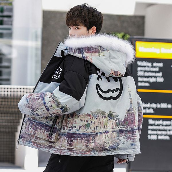 winter men coats hooded teenagers students more bread served winter warm personality joker coat q1209, Black
winter men coats hooded teenagers students more bread served winter warm personality joker coat q1209, Black