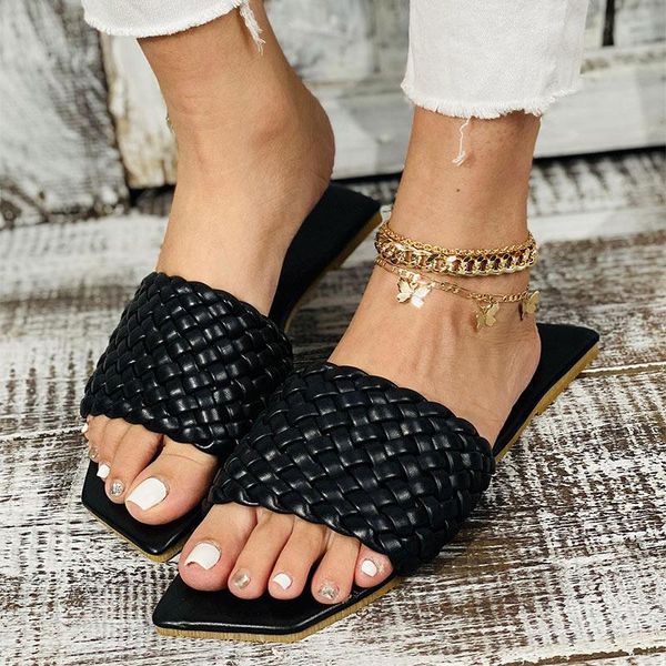 slippers women pu ladies fashion flat shoes women's casual comfortable slipper female outdoor plus size footwear 2021, Black
slippers women pu ladies fashion flat shoes women's casual comfortable slipper female outdoor plus size footwear 2021, Black