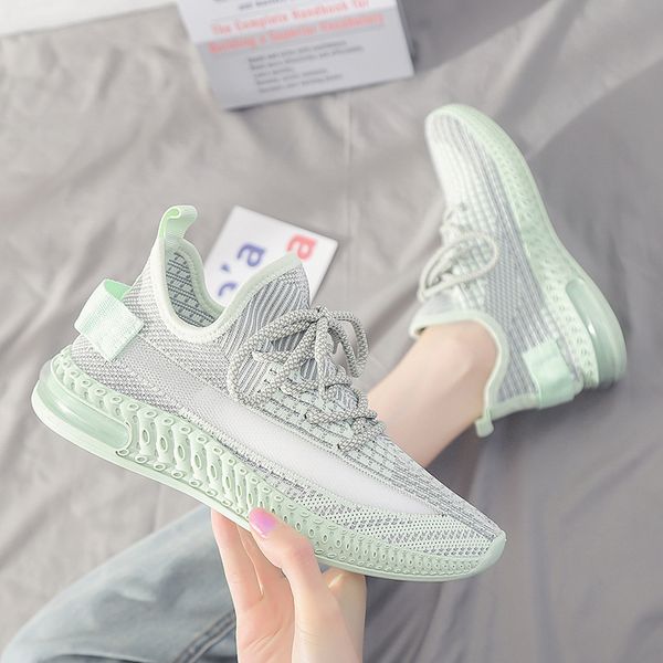2021 the new breathable airbag flying woven running students'casual women's shoes 93mp, Black
2021 the new breathable airbag flying woven running students'casual women's shoes 93mp, Black