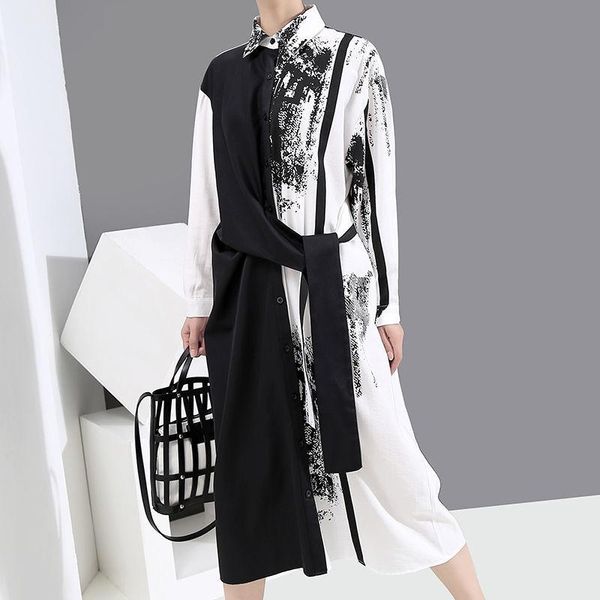 casual dresses hong kong style retro 2021 women's autumn loose shirt dress waist slimming mid-length long-sleeved w25, Black;gray
casual dresses hong kong style retro 2021 women's autumn loose shirt dress waist slimming mid-length long-sleeved w25, Black;gray
