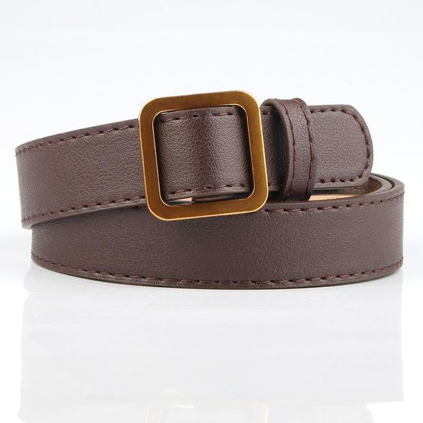 105x2.4cm new pu leather waist strap belt women gold square pin metal buckle belts retro woman belt for jeans dress, Black;brown
105x2.4cm new pu leather waist strap belt women gold square pin metal buckle belts retro woman belt for jeans dress, Black;brown