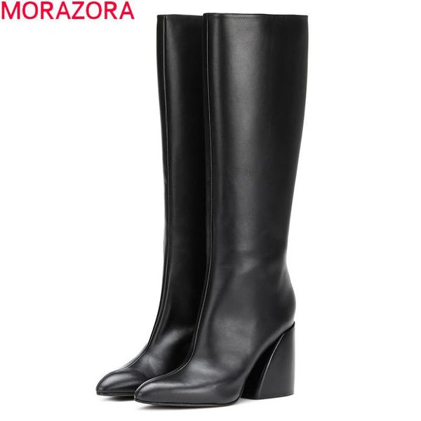 2020 autumn winter fashion knee high boots thick high heels pointed toe solid shoes woman boots210, Black
2020 autumn winter fashion knee high boots thick high heels pointed toe solid shoes woman boots210, Black