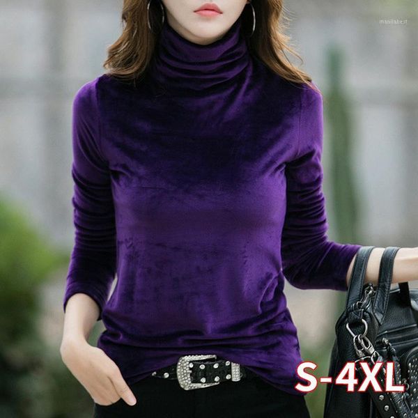 plus size 4xl thick warm winter velvet female turtleneck pullovers long sleeve warm women's turtleneck sweatshirt lady1, Black
plus size 4xl thick warm winter velvet female turtleneck pullovers long sleeve warm women's turtleneck sweatshirt lady1, Black
