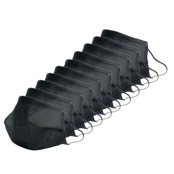 reusable 3 layers 50 face pcs mouth dust safety anti air pollution droplets safe masks with ear loop black 
reusable 3 layers 50 face pcs mouth dust safety anti air pollution droplets safe masks with ear loop black