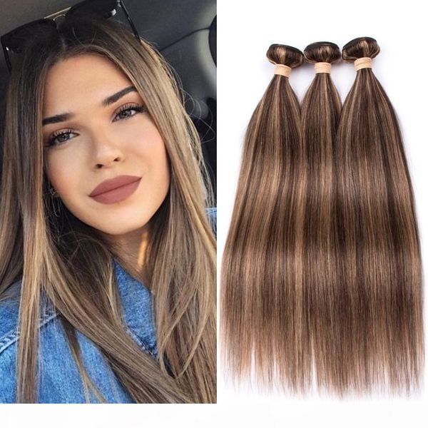 #4 27 piano mixed color straight brazilian human hair bundles 3pcs brown highlight mix honey blonde piano color human hair weaves extensions, Black
#4 27 piano mixed color straight brazilian human hair bundles 3pcs brown highlight mix honey blonde piano color human hair weaves extensions, Black