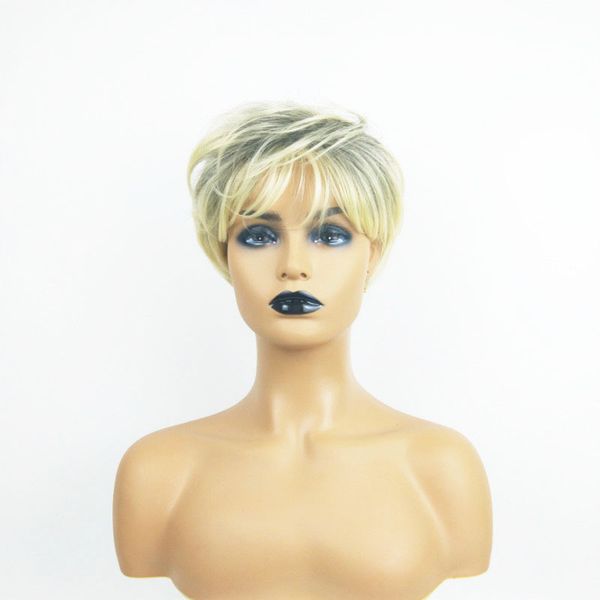 mix color synthetic wig simulation human hair short wigs hairpieces for black and white women pelucas de cabello natural corto k57
mix color synthetic wig simulation human hair short wigs hairpieces for black and white women pelucas de cabello natural corto k57