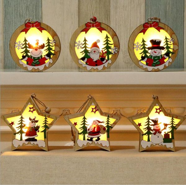 christmas wooden ornament wooden pentagram luminous santa snowman deer pendant christmas glowing wooden decoration
christmas wooden ornament wooden pentagram luminous santa snowman deer pendant christmas glowing wooden decoration