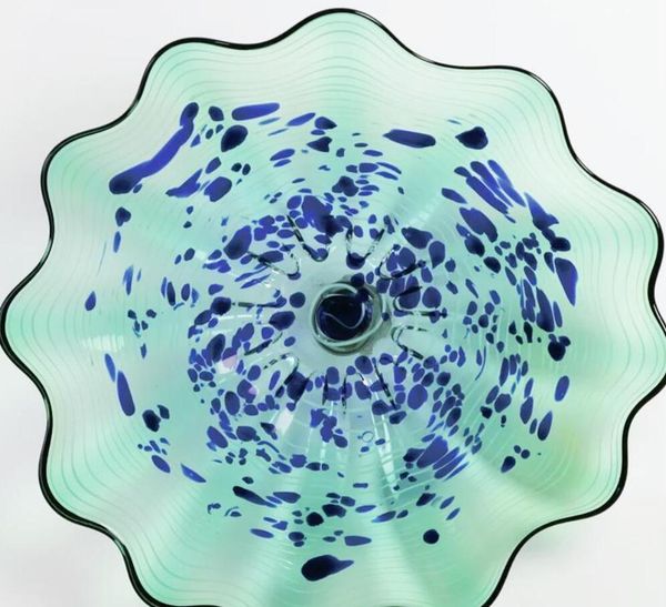 flower plate lamp arts 100% hand blown glass hanging plates scallop edges murano wall sconce
flower plate lamp arts 100% hand blown glass hanging plates scallop edges murano wall sconce