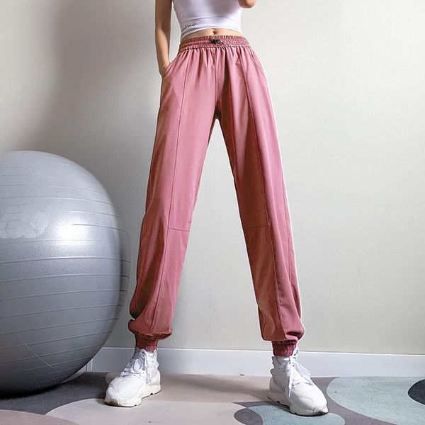 women quick-drying sport pants female loose beam feet elastic waist solid jogger trousers ladies casual seamless harem pants, Black;white
women quick-drying sport pants female loose beam feet elastic waist solid jogger trousers ladies casual seamless harem pants, Black;white