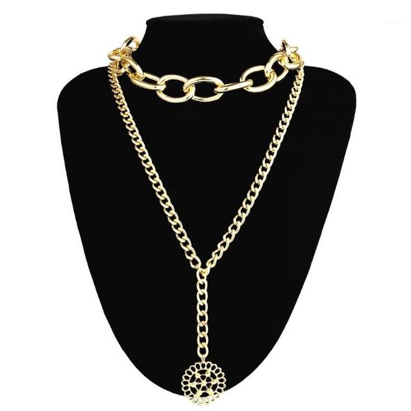 gold color pendant necklace 2020 trendy vintage chunky chain necklace women big hook charm statement jewelry accessories1, Silver
gold color pendant necklace 2020 trendy vintage chunky chain necklace women big hook charm statement jewelry accessories1, Silver