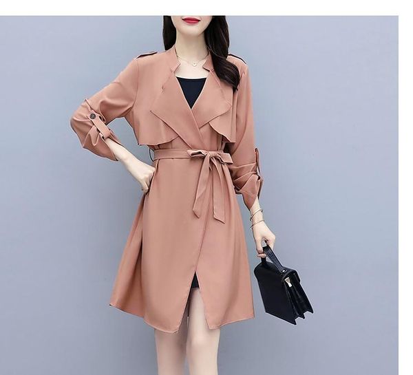 2021 spring and autumn with new style fashion long sleeve windbreaker coat@730, Tan;black
2021 spring and autumn with new style fashion long sleeve windbreaker coat@730, Tan;black