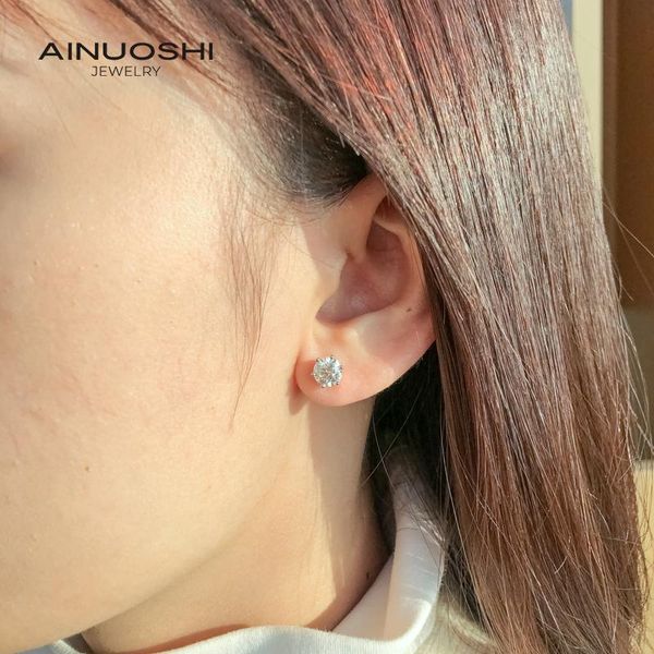 stud ainuoshi 0.5ct/1.0ct/2.0ct classic round cut moissanite earrings for women 925 silver jewelry gifts, Golden;silver
stud ainuoshi 0.5ct/1.0ct/2.0ct classic round cut moissanite earrings for women 925 silver jewelry gifts, Golden;silver
