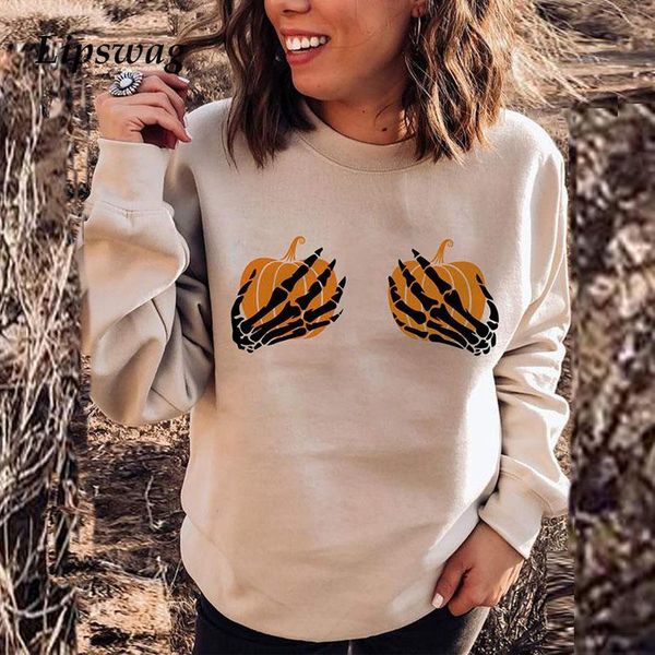 women's hoodies & sweatshirts winter skull pumpkin print halloween sweatshirt women casual o-neck loose pullover 2021 harajuku autumn, Black
women's hoodies & sweatshirts winter skull pumpkin print halloween sweatshirt women casual o-neck loose pullover 2021 harajuku autumn, Black
