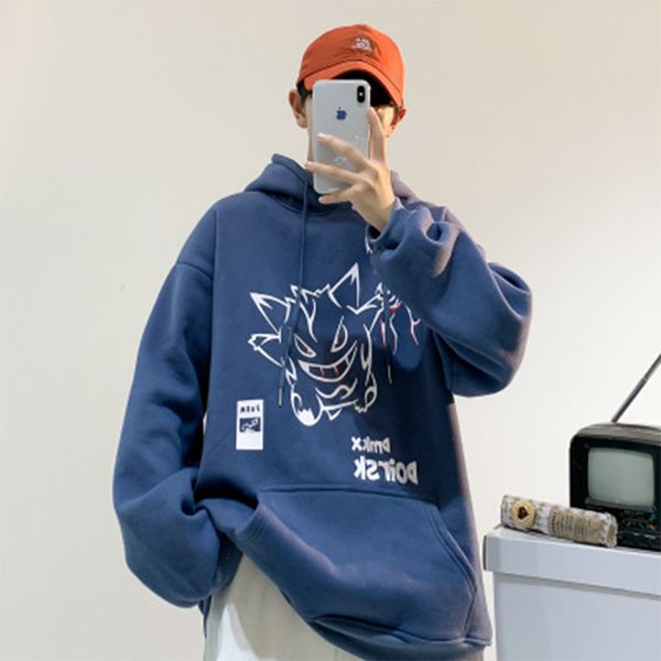 autumn winter new devil men hoodies fashion personality anime men's hoodie loose fleece hooded sweatshirt streetwear c0127, Black
autumn winter new devil men hoodies fashion personality anime men's hoodie loose fleece hooded sweatshirt streetwear c0127, Black