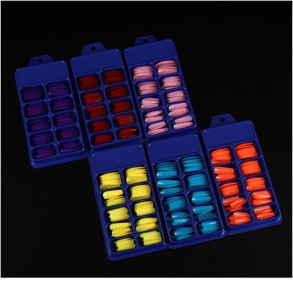 100pcs solid candy color full cover coffin false fake nails tips fingernails manicure decoration beauty tools w jllxsv, Silver
100pcs solid candy color full cover coffin false fake nails tips fingernails manicure decoration beauty tools w jllxsv, Silver