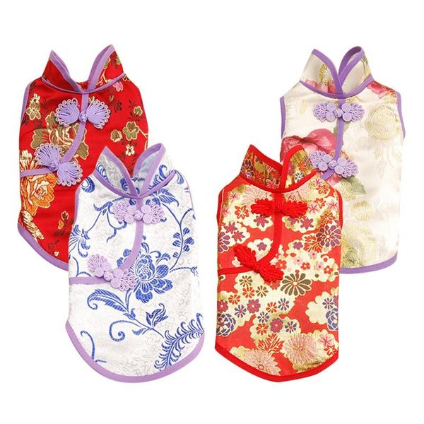 dog apparel cat clothes pet spring and summer dress cheongsam skirt breathable flower pattern
dog apparel cat clothes pet spring and summer dress cheongsam skirt breathable flower pattern