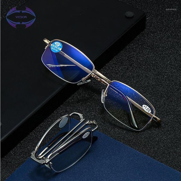 vcka anti-blue light folding reading glasses women metal anti-fatigue portable eyeglasses diopter presbyopic men+1.0to+4.01, White;black
vcka anti-blue light folding reading glasses women metal anti-fatigue portable eyeglasses diopter presbyopic men+1.0to+4.01, White;black