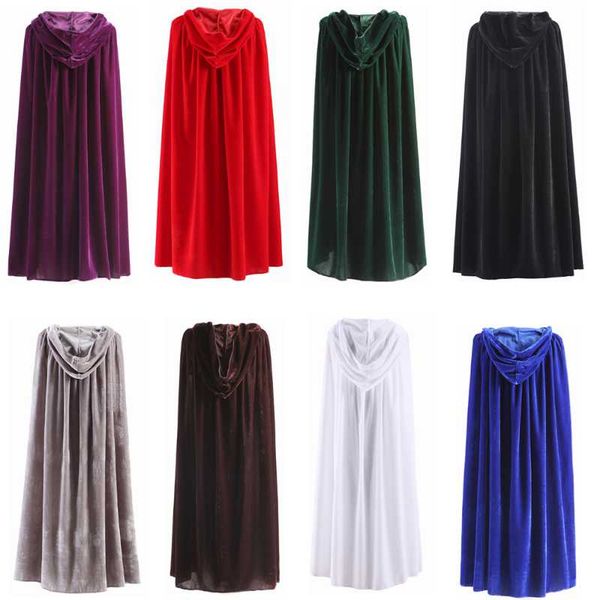 costume accessories hooded cloak long velvet cape robe green black red halloween carnival purim coats medieval witch wicca vampire, Silver
costume accessories hooded cloak long velvet cape robe green black red halloween carnival purim coats medieval witch wicca vampire, Silver