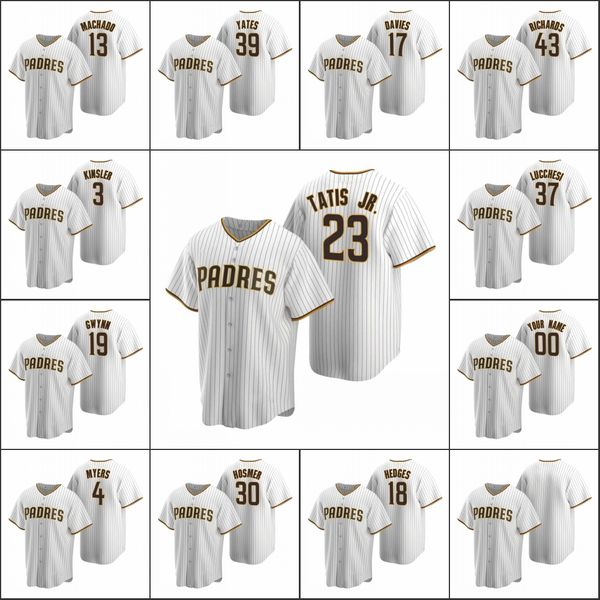 san diego padres 23 fernando tatis jr. 13 manny machado 19 tony gwynn men women youth custom white brown replica home jersey, Black
san diego padres 23 fernando tatis jr. 13 manny machado 19 tony gwynn men women youth custom white brown replica home jersey, Black