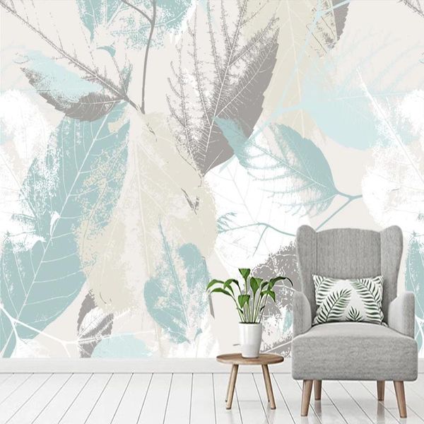 custom p wallpaper modern hand painted leaves abstract art murals living room tv sofa bedroom home decor papel de parede 3d1
custom p wallpaper modern hand painted leaves abstract art murals living room tv sofa bedroom home decor papel de parede 3d1