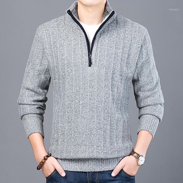 fjun men's winter sweaters casual pullover men warm sweaters man slim stand collar knitted pullovers male coats half zip sweater1, White;black
fjun men's winter sweaters casual pullover men warm sweaters man slim stand collar knitted pullovers male coats half zip sweater1, White;black