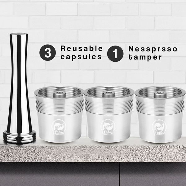 stainless steel reusable coffee filter set refillable capsules cup pod tamper for illy x9 x8 x7.1 y5 y3 y1.1 q0109
stainless steel reusable coffee filter set refillable capsules cup pod tamper for illy x9 x8 x7.1 y5 y3 y1.1 q0109