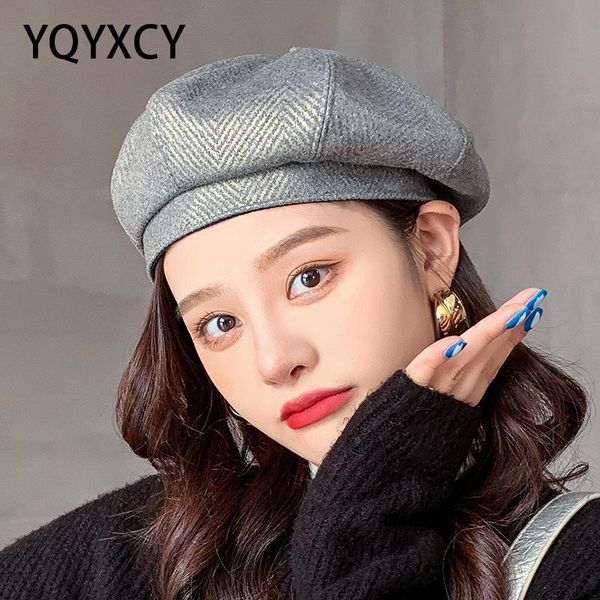 berets yqyxcy autumn winter hat women octagonal beret hats for pu leather pumpkin cap simple fashion femme 2021 gorras, Blue;gray
berets yqyxcy autumn winter hat women octagonal beret hats for pu leather pumpkin cap simple fashion femme 2021 gorras, Blue;gray