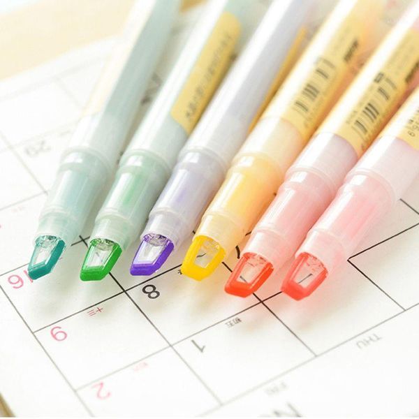 double head highlighters 6 colors drawing marker pens promotional stationery school supplies1, Black;red
double head highlighters 6 colors drawing marker pens promotional stationery school supplies1, Black;red
