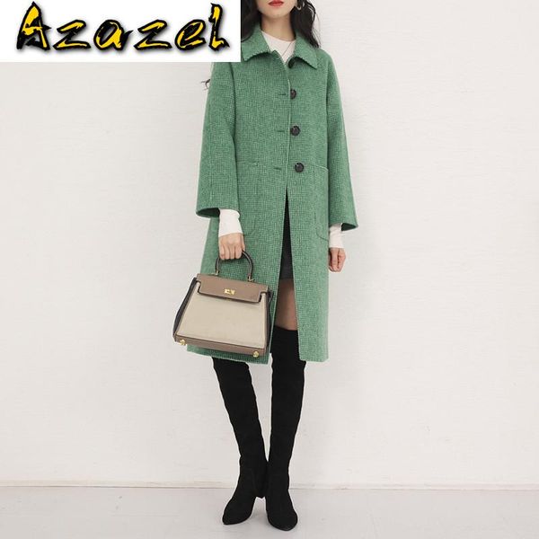 women's wool & blends spring autumn jacket women clothes 2021 korean long coat casual elegant female woolen coats outerwear jlf-2583 zt, Black
women's wool & blends spring autumn jacket women clothes 2021 korean long coat casual elegant female woolen coats outerwear jlf-2583 zt, Black