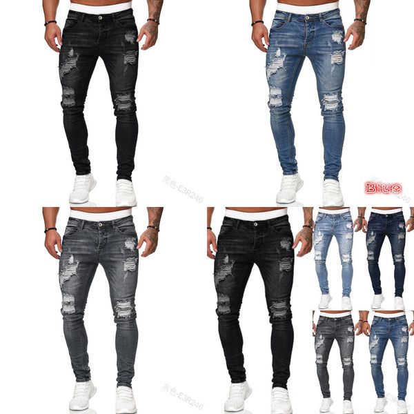 men's sweatpants ripped jeans pants casual summer and fall men slim motorcycle pants q0105, Black;white
men's sweatpants ripped jeans pants casual summer and fall men slim motorcycle pants q0105, Black;white