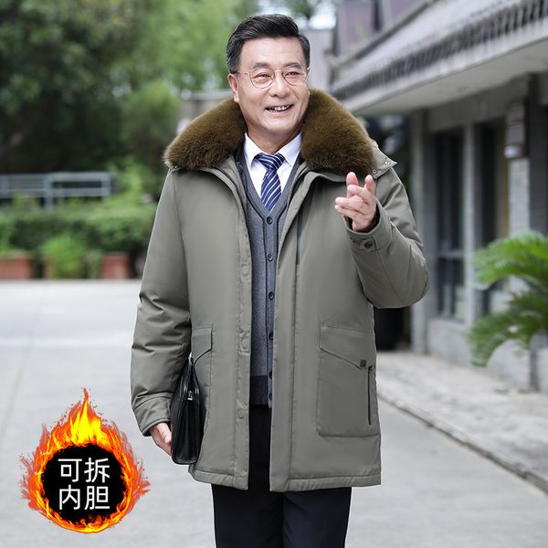 down jacket, middle aged and elderly thickened middle aged parka winter coat q1209, Black
down jacket, middle aged and elderly thickened middle aged parka winter coat q1209, Black