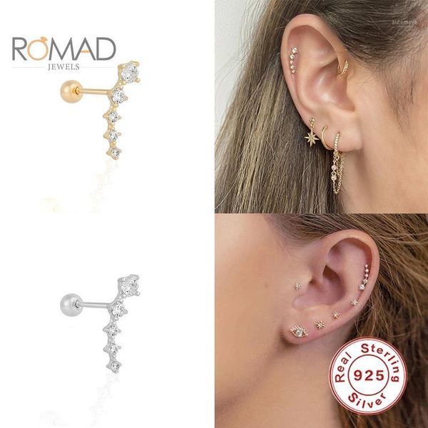 romad small earrings for women five-pointed star pendant stud earrings 925 sterling silver jewelry 2020 pendientes mujer1, Golden;silver
romad small earrings for women five-pointed star pendant stud earrings 925 sterling silver jewelry 2020 pendientes mujer1, Golden;silver
