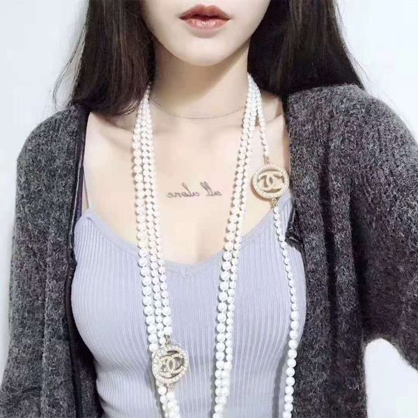 популярные моды бренда высокая версия жемчуга ожерелье дизайнерские украшения для женщин вечеринка свадьба роскошные украшения для невесты с, Silver
популярные моды бренда высокая версия жемчуга ожерелье дизайнерские украшения для женщин вечеринка свадьба роскошные украшения для невесты с, Silver