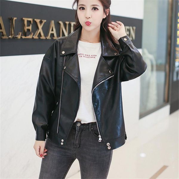 women short coat pu motorcycle bomber jacket zippers fashion designer 2020 spring ladies black jacket, Black;brown
women short coat pu motorcycle bomber jacket zippers fashion designer 2020 spring ladies black jacket, Black;brown