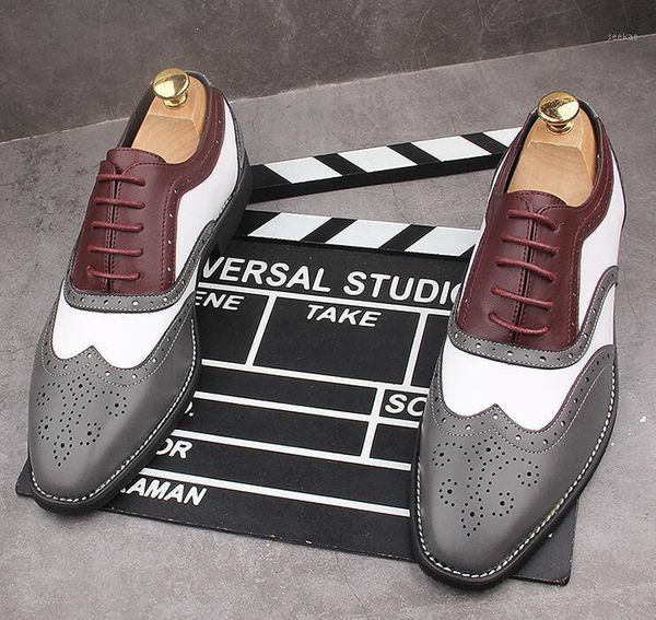 2021 new men trend pointed color mixed brogue british style oxford shoes male wedding dress homecoming shoes zapatillas hombre1, Black
2021 new men trend pointed color mixed brogue british style oxford shoes male wedding dress homecoming shoes zapatillas hombre1, Black