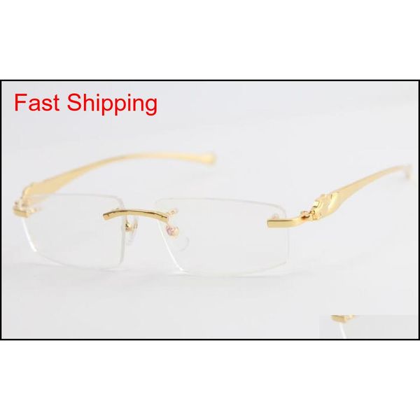 selling rimless gold optical metal leopard series eyeglasses square eyewear glasses male and female with box c deco qylirr bde_luck, Blue
selling rimless gold optical metal leopard series eyeglasses square eyewear glasses male and female with box c deco qylirr bde_luck, Blue