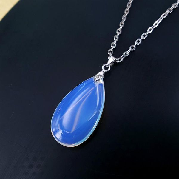 natural stone charm alloy + opal drop pendant necklace women's gift clavicle chain jewelry party party costume accessories, Silver
natural stone charm alloy + opal drop pendant necklace women's gift clavicle chain jewelry party party costume accessories, Silver
