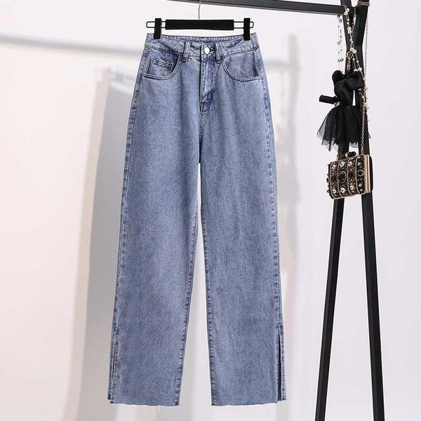 korean students plus size blue jeans summer style trousers women high waist denim wide leg pants large size -5xl1
korean students plus size blue jeans summer style trousers women high waist denim wide leg pants large size -5xl1