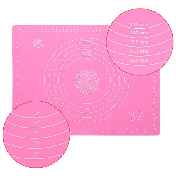 40 * 30 cm silicone grade thermal insulation and antiskid table mat baking mat kneading pad thickening flour rolling
40 * 30 cm silicone grade thermal insulation and antiskid table mat baking mat kneading pad thickening flour rolling