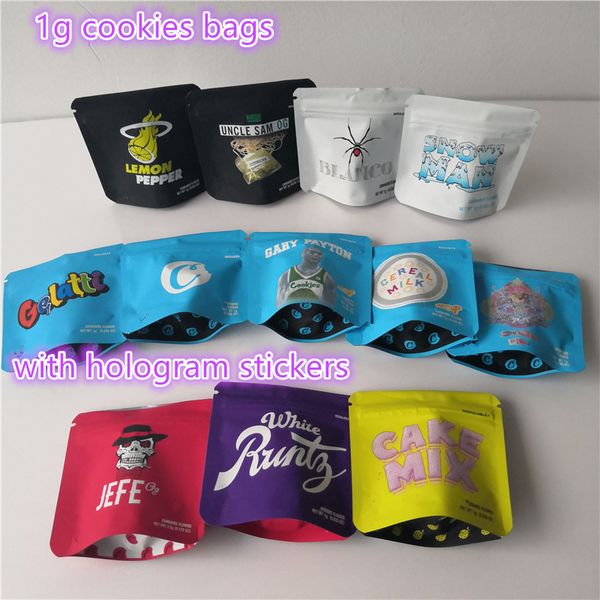 new 1g cookies bags 12 types cookies california sf gary payton snow man cake mix touch skin cookies jeff og white runtz package packing
new 1g cookies bags 12 types cookies california sf gary payton snow man cake mix touch skin cookies jeff og white runtz package packing