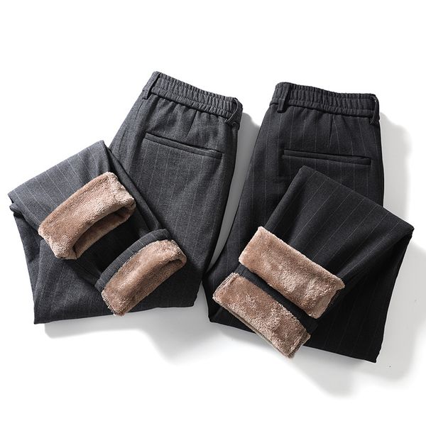 autumn new plush thickened work casual korean fashion versatile striped pants men's winter, Black
autumn new plush thickened work casual korean fashion versatile striped pants men's winter, Black